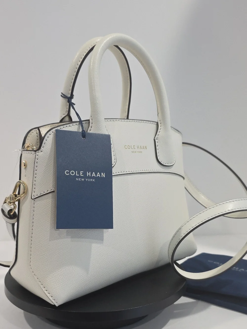 NWT ✅ Cole Haan THE LADY Small Satchel Bag POWDER #U08298 ✨ NWT + Dust Bag